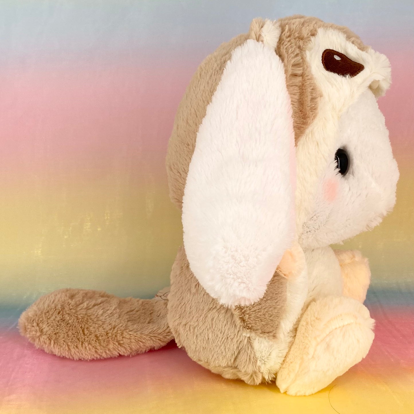 Loppy Yurugurumi The Rabbit - Wearing Pale Otter Onesie - Large