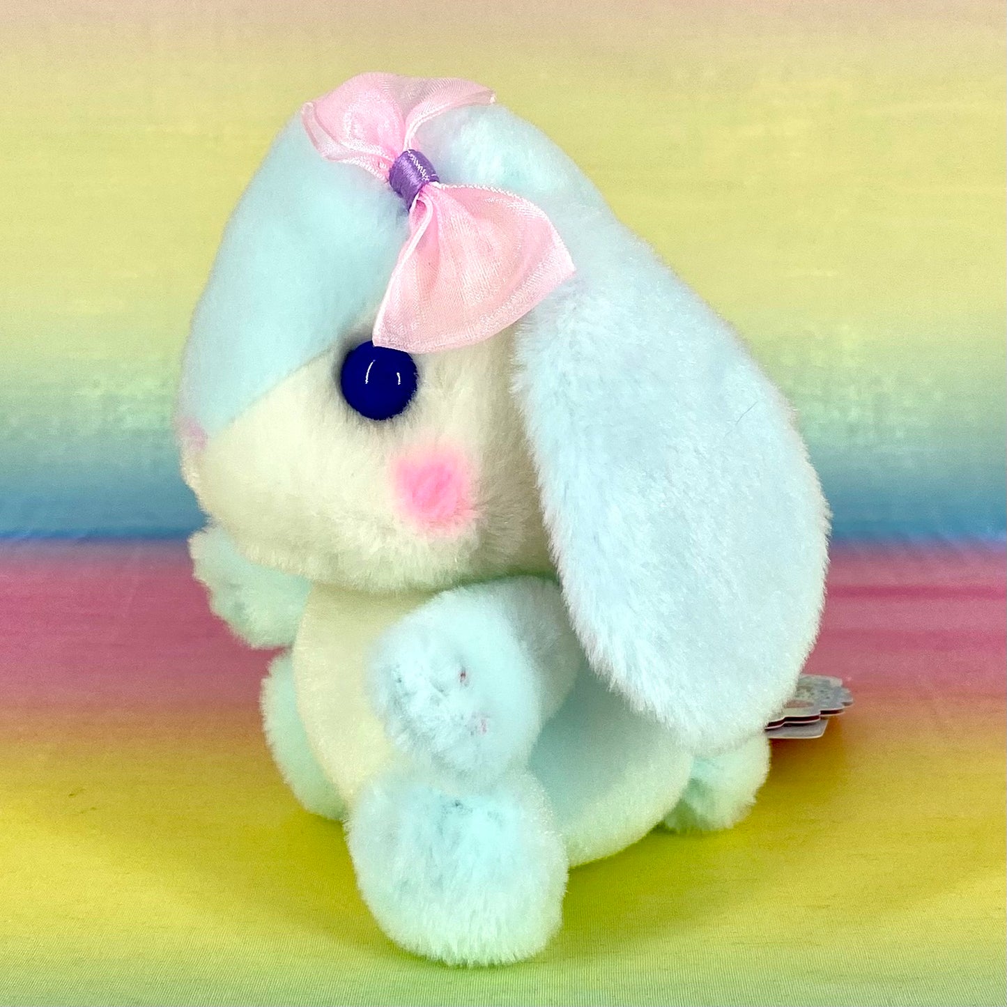 Poteusa Loppy The Rabbit - Blue with Bow - Small