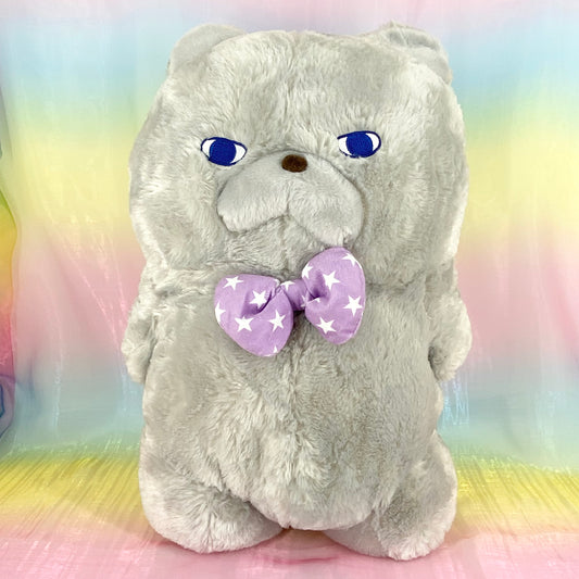 Mukumuku Mukkun The Cat - Grey with Bowtie - Large