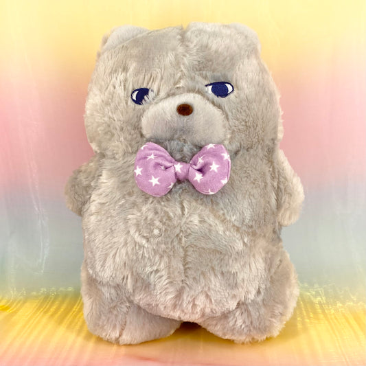 Mukumuku Mukkun The Cat - Grey with Bowtie - Medium