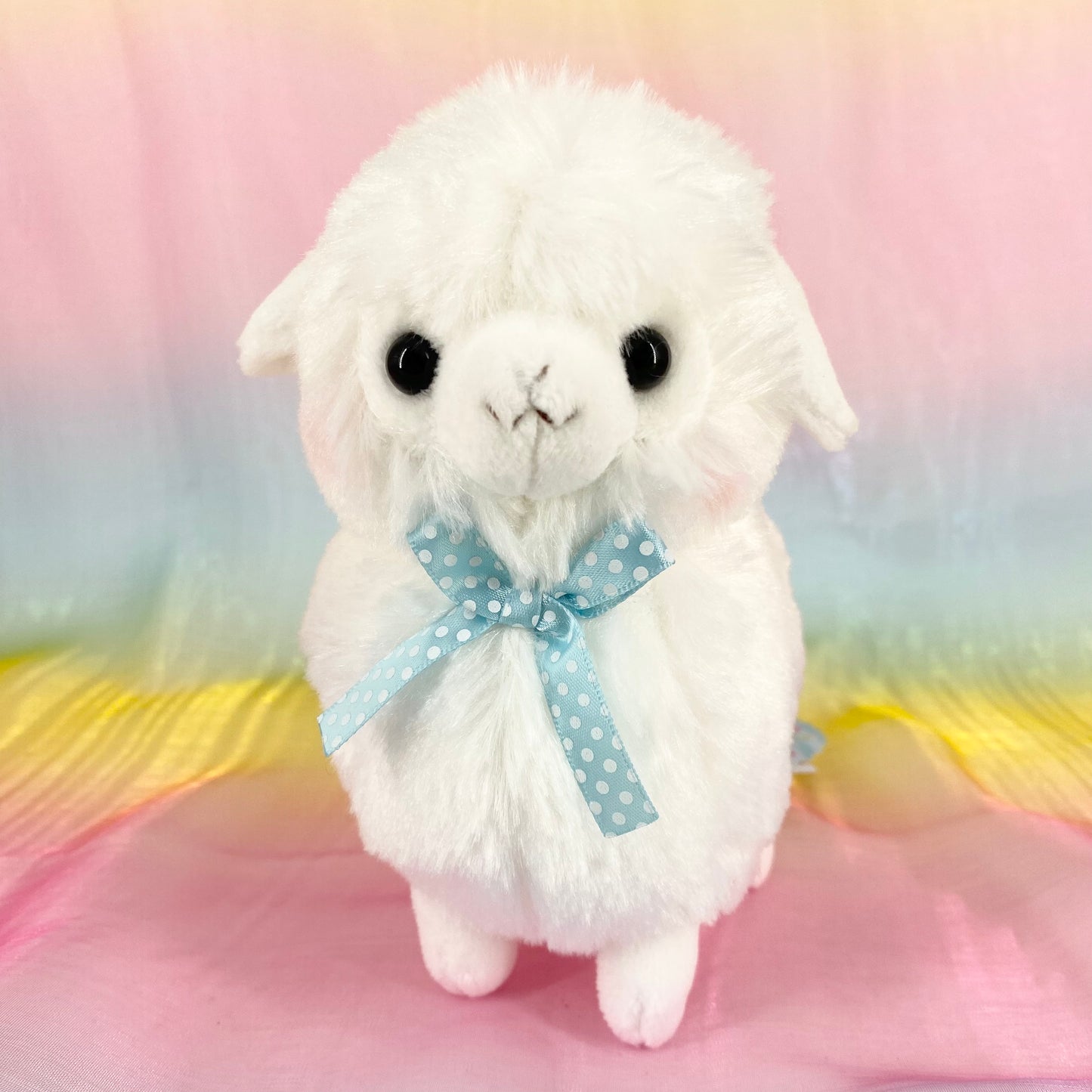 Alpacasso The Alpaca - White with Rosy Cheeks - Small